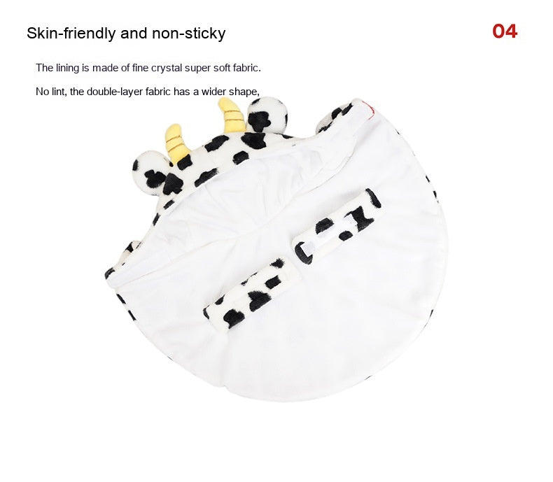 Warm Pet Clothes Cat Velvet Thickened Small Dog Windproof Cape