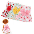 3 Pack Pet Dog Dress, Dog Dresses For Small Girl, Floral Sleeveless Summer Clothes For Small Pet Dogs Cats, Girl Dog Clothes