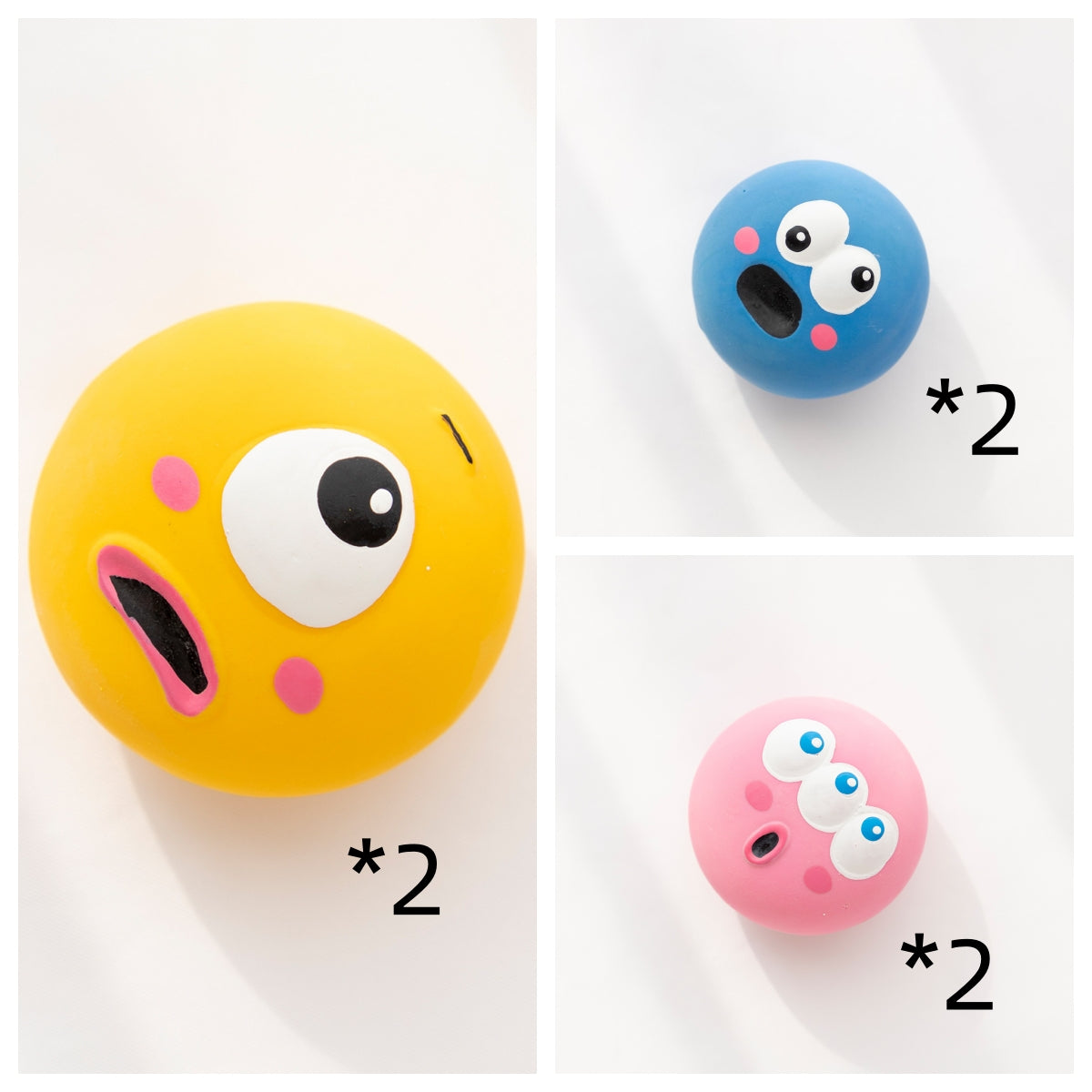 Ugly And Cute Big Eye Ball Pet Toy Dog Sound Gnawing Toy Molar Tooth Cleaning Cat Toy