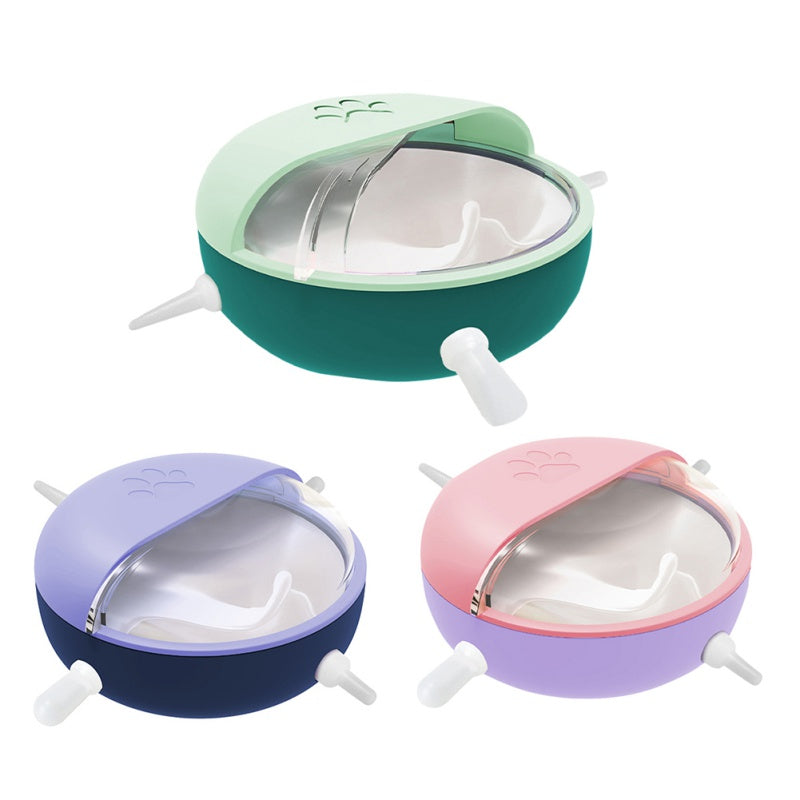 Kitten Milk Feeder Dog Cat Drinker Puppy Bottle Feeder 4 Teats Multiple Kittens Breastfeeding Bubble Milk Bowl