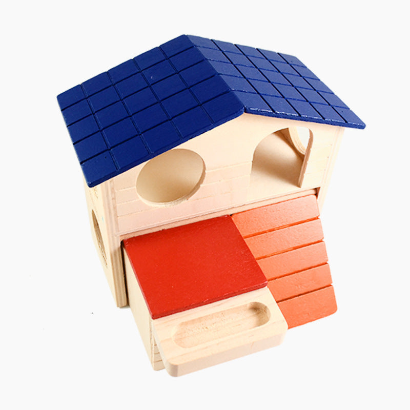 Double storey small pet color house
