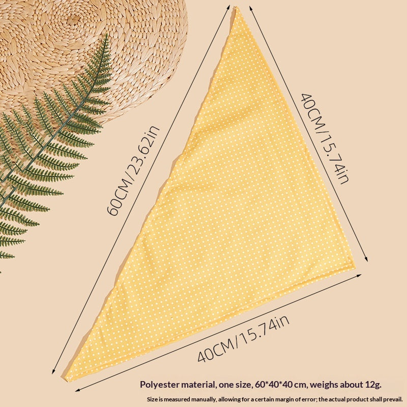Four-Season Universal Triangle Pet Bib