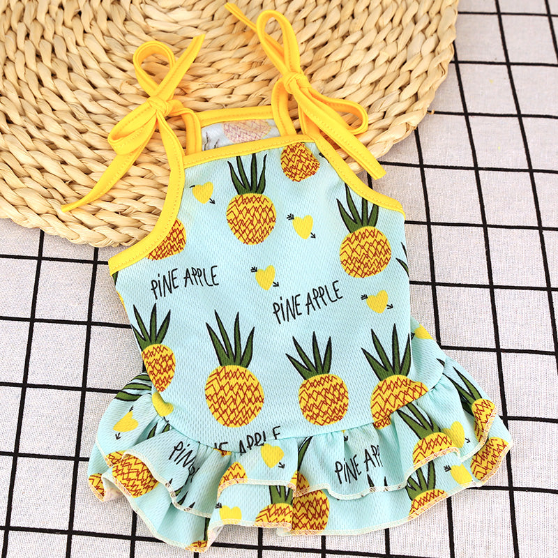 Pet summer skirt vest