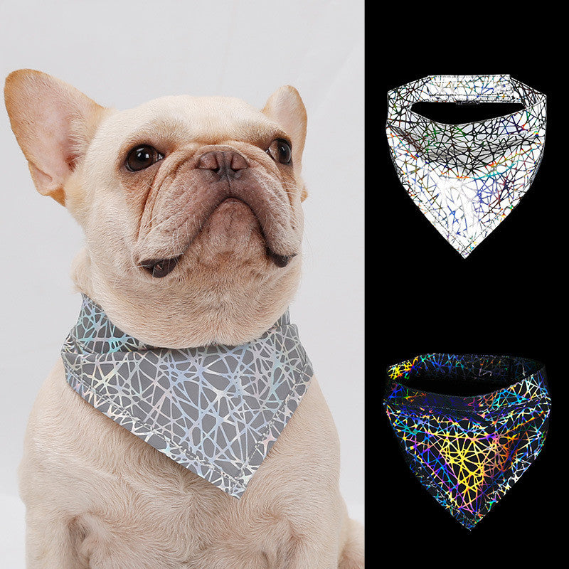 Dog scarf scarf saliva towel