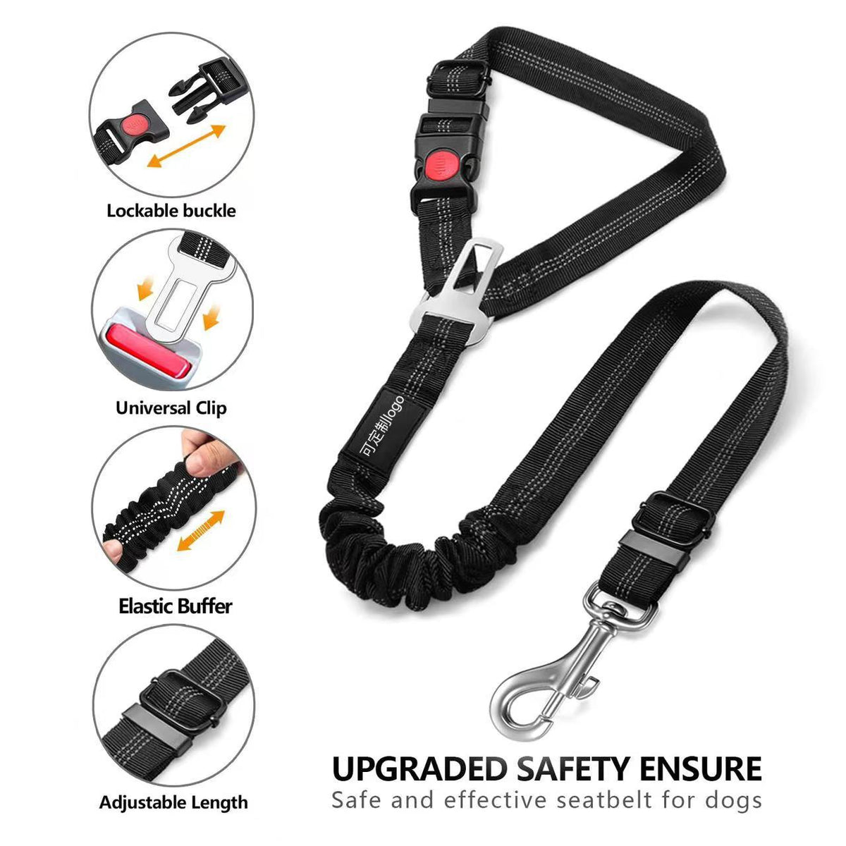 Nylon Tow Rope Metal Buckle
