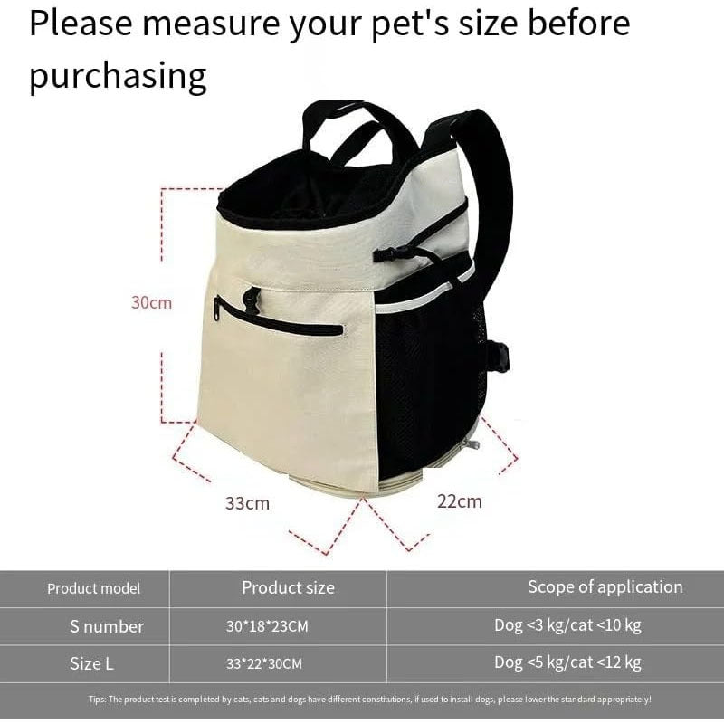 Lightweight Chest-mounted Pet Carrier For Outings