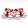 A Pair Of Soft Small Dog Four Season Canvas Shoes
