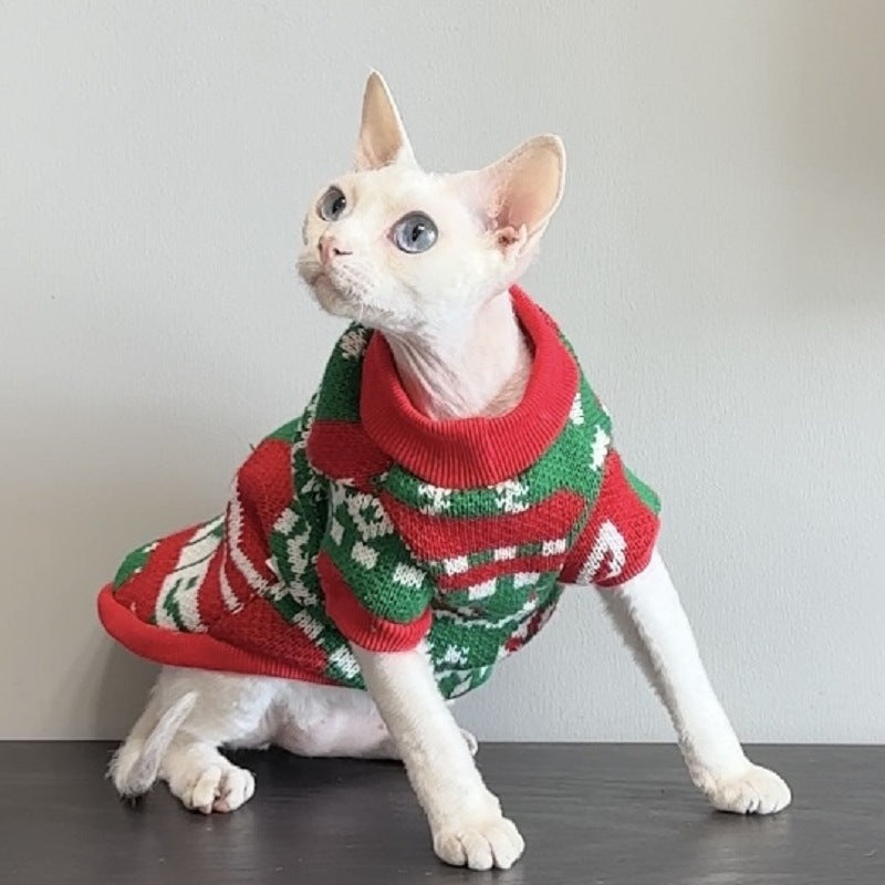 Christmas Snowflake Elk Pet Clothes