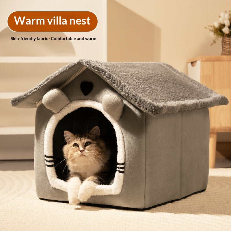 House-shaped Cat Bed
