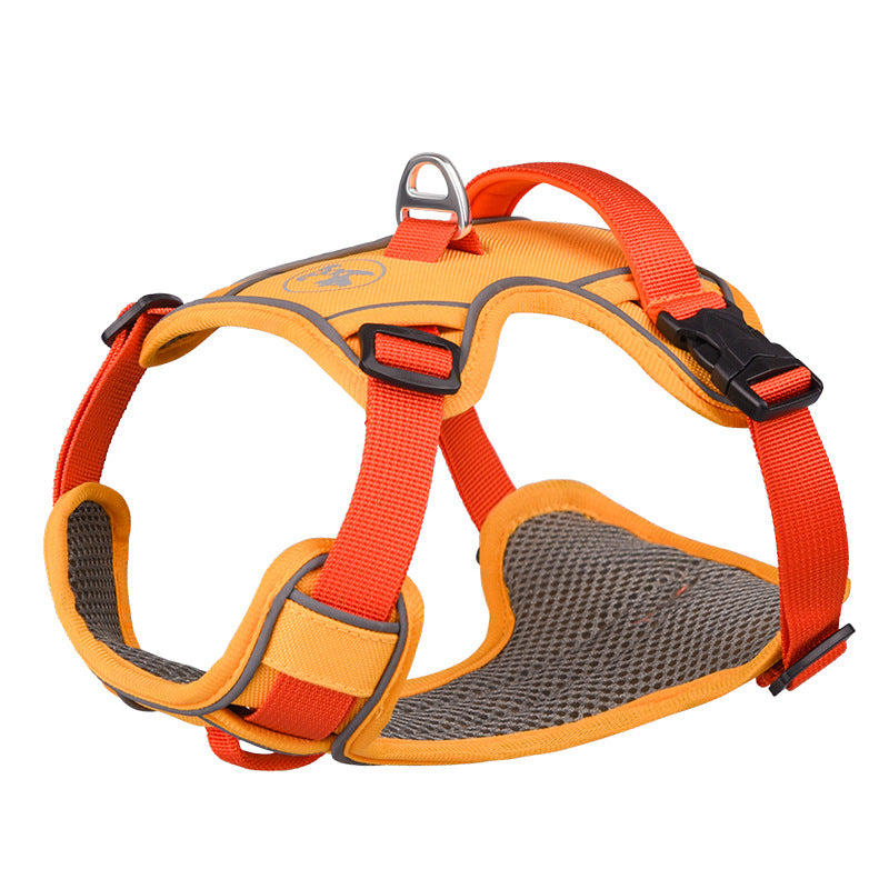Large Anti Slip Pet Chest Harness In Traction Rope