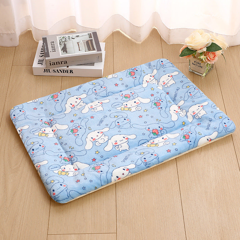 Thick Blanket Pet Bed Warm Sleeping Mat For Pets