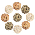 Natural Hand-woven Ball Rattan Ball Set