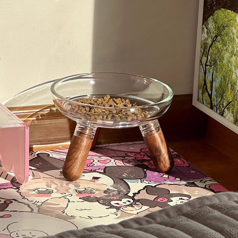 Not Easy To Knock Over Pet Bowl For Cervical Protection