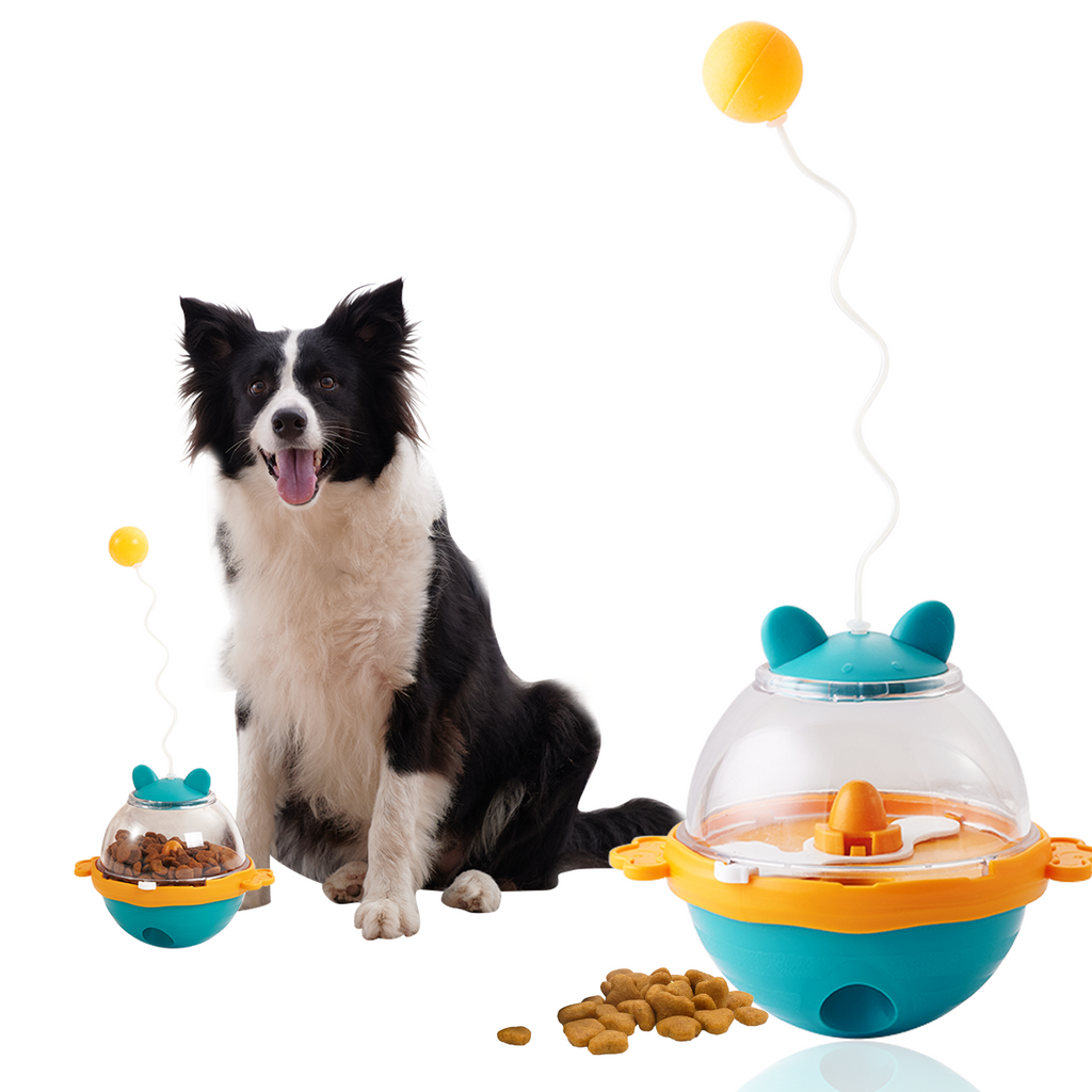 Guardians Tumbler Pet Toy Cat Leaky Food Toy Interactive Dog Cat Toy Food Treat Dispensing Toys, Slow Feeder Treat Ball For Pets Increases IQ