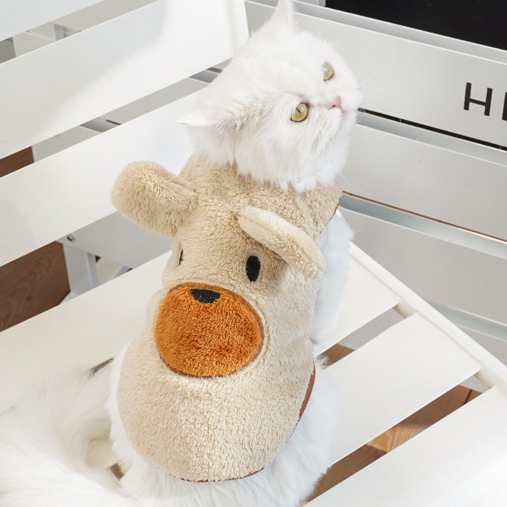 Fleece-lined Warm Pet Dog Clothes