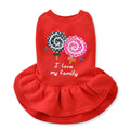 Dog dress princess teddy dress