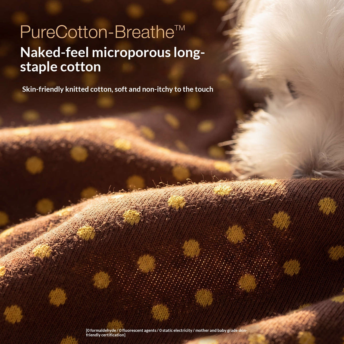 AutumnWinter Pet Cloud Polka-Dot Harness Belly Wrap Dog Clothes