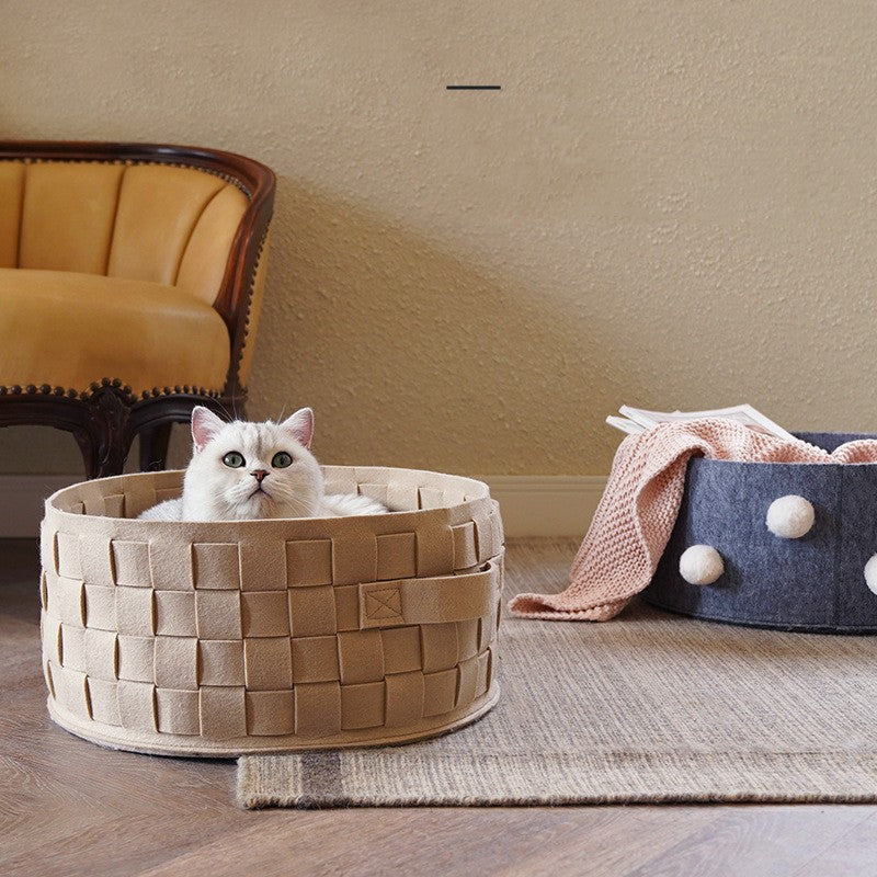 Cat Nest Winter Four Seasons Universal Semi-enclosed