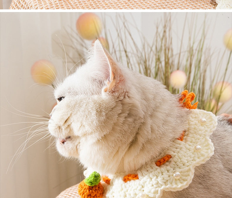 Cat Knitted Scarf Neckband Necklace