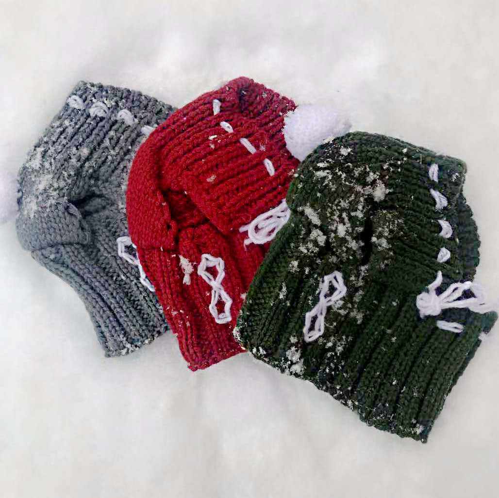 French bucket hat autumn and winter wool scarf