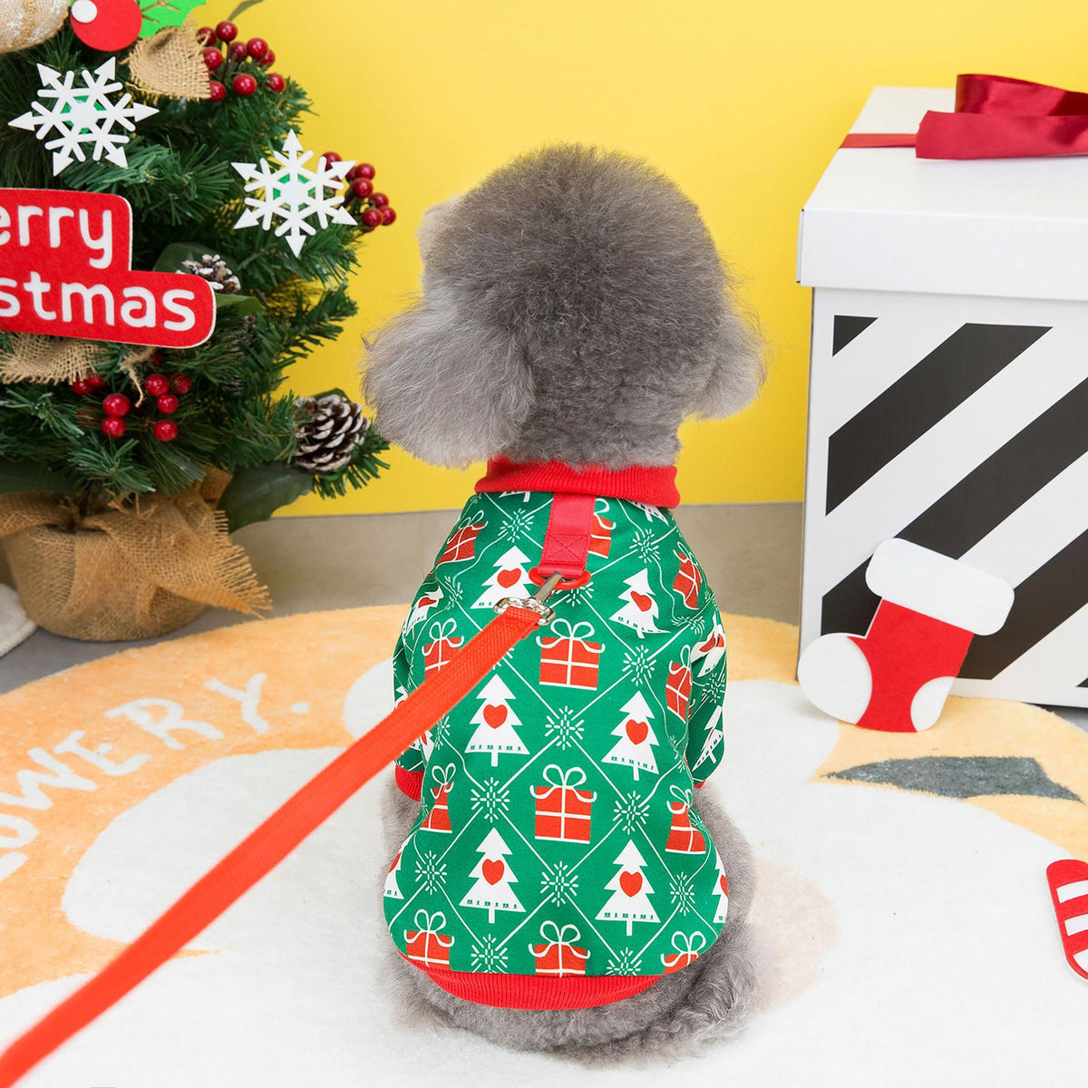 Festive Autumn And Winter Warm 24 Christmas Tree Sweater