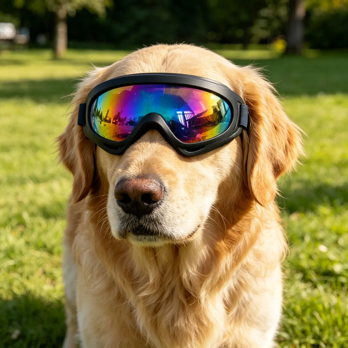 2 Pack Pet Protection Dog Sunglasses Pet Goggles Windproof Eye Wear Adjustable Dog Goggles (US Logistics only For USPS.TK/TMEU only For self-pickup)