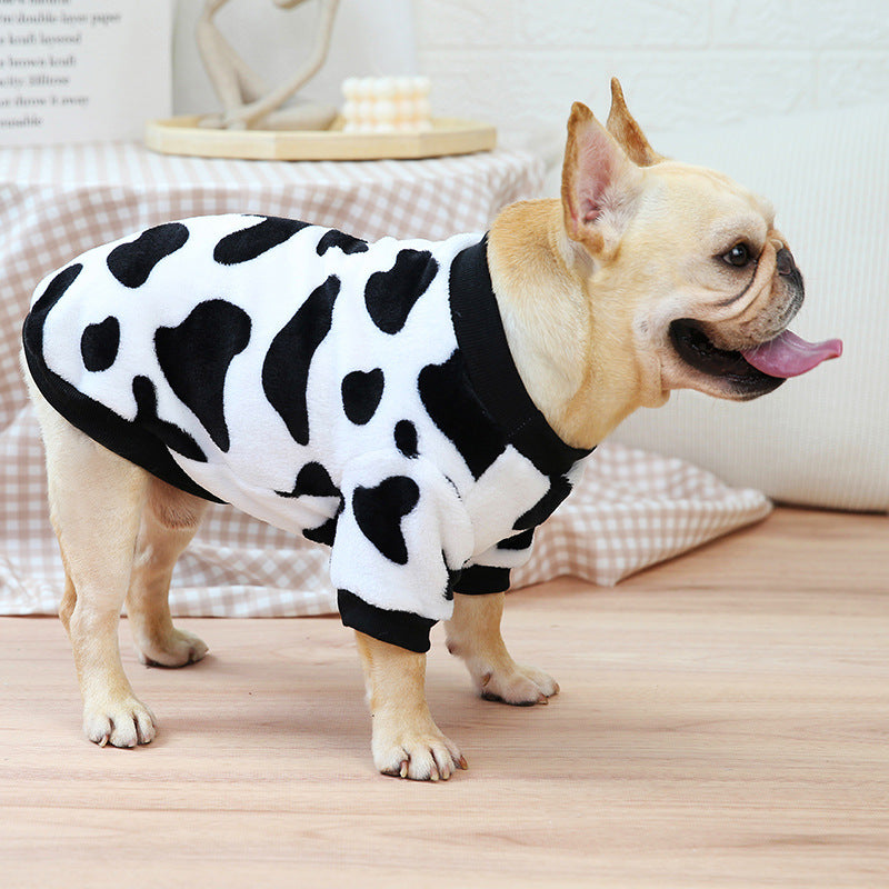 New Pet Dog Clothes Bullfighting Fluffy Jacket Jarre Aero Bull Winter Clothing