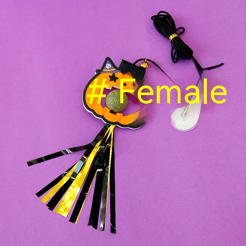 Elastic String Feather Cat Teaser