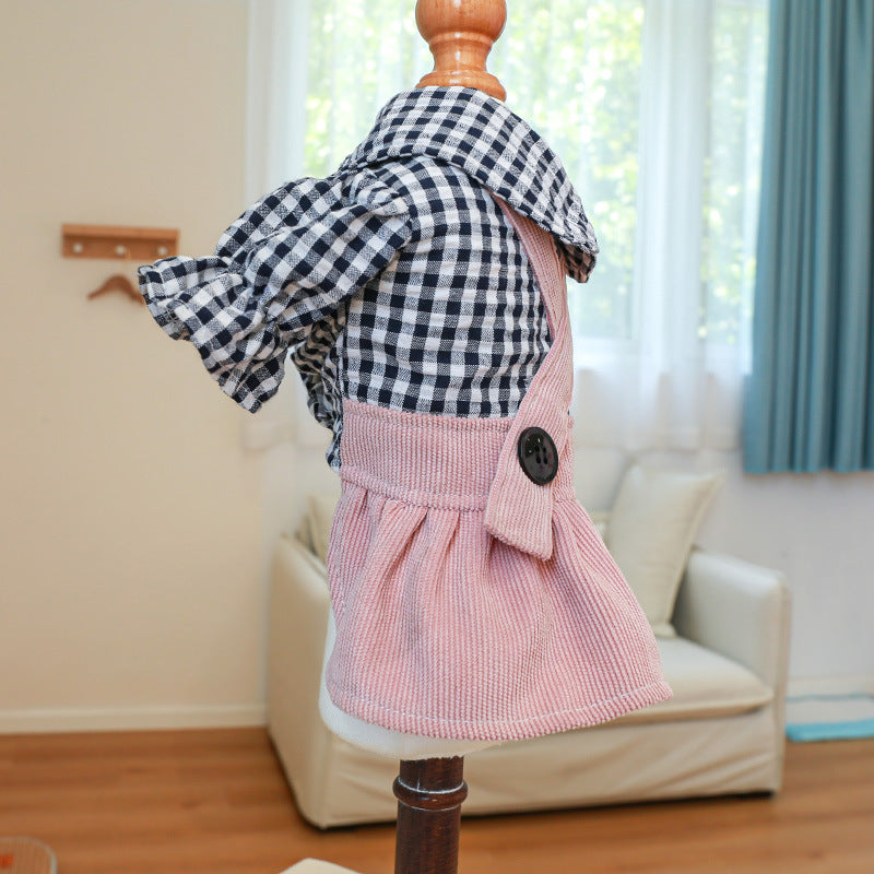 Pet Dog Cat Dress Suspender Skirt