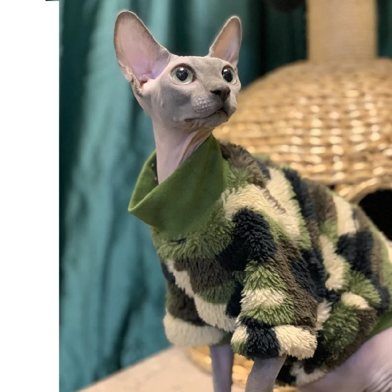 Sphynx Hairless Cat Clothes Extra Thick