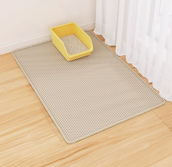Cat Litter Mats With Splash Guards Sand-control Mats And Spill-proof Litter-tray Liners