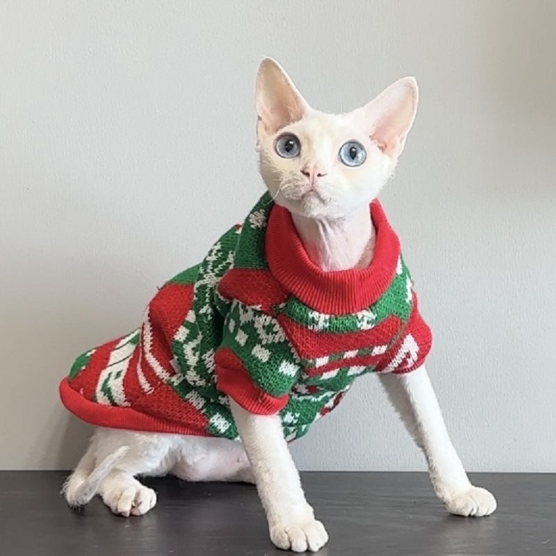 Christmas Snowflake Elk Pet Clothes
