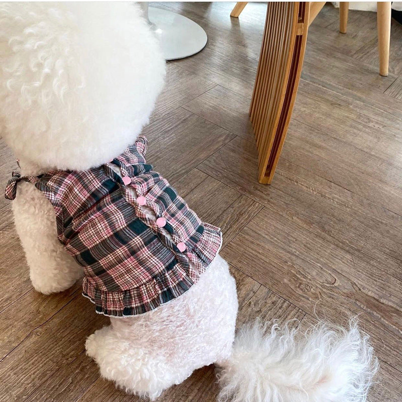New Thin Breathable Pet Sling Dog Clothes