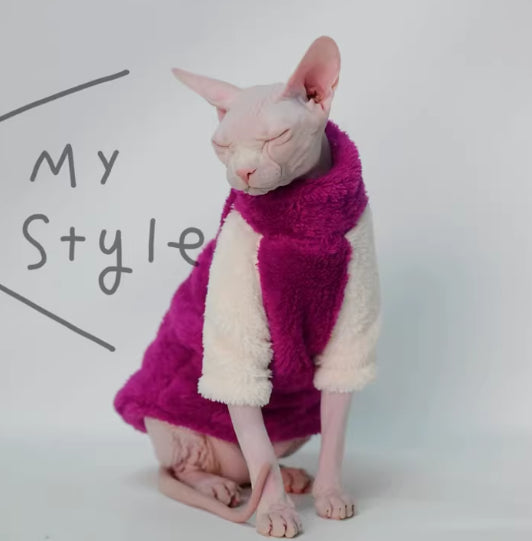 Cat Clothes Autumnwinter Plush Warm