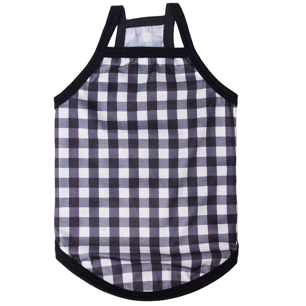 Fashionable Personality Summer Thin Plaid Camisole