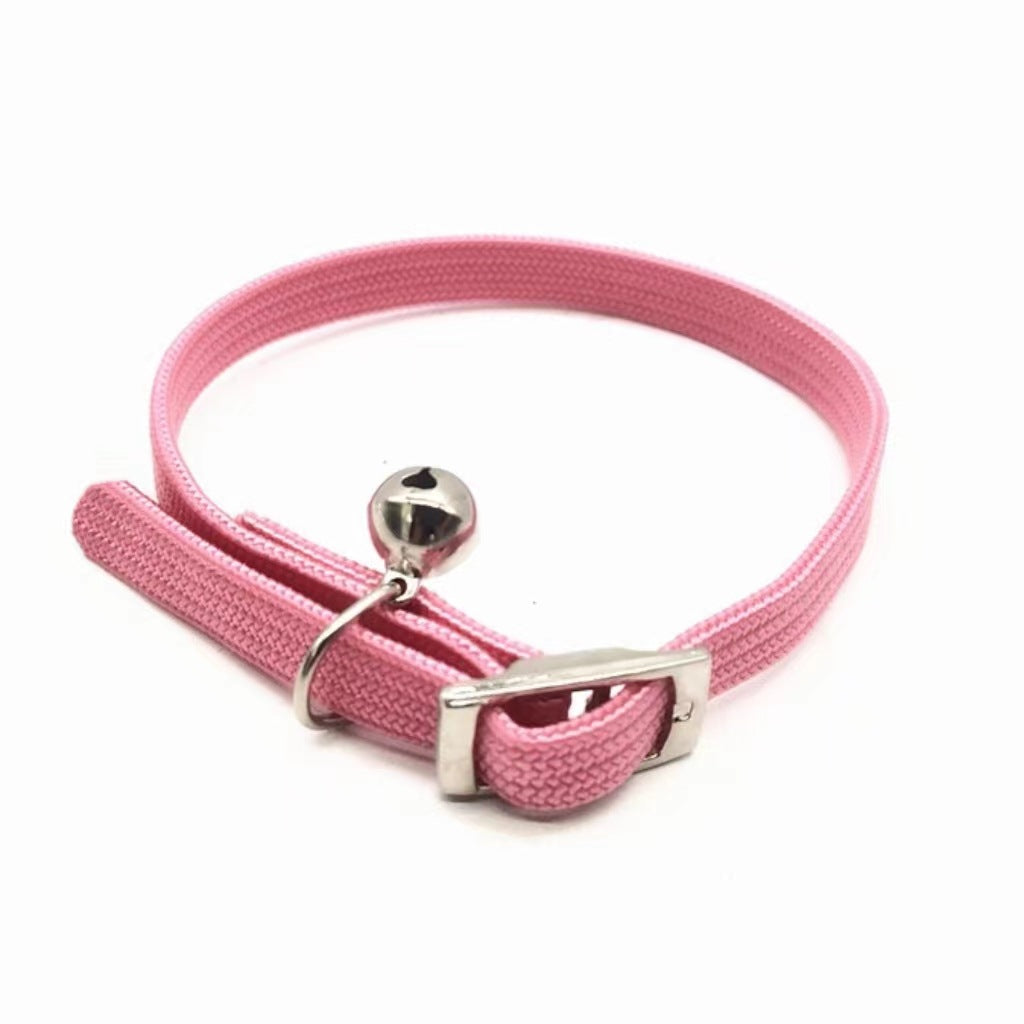 Pet Adjustable Small Collar With Bell