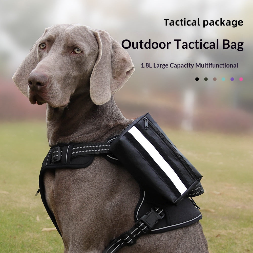 Dog Outdoor Backpack Multifunctional Velcro Dog Bag