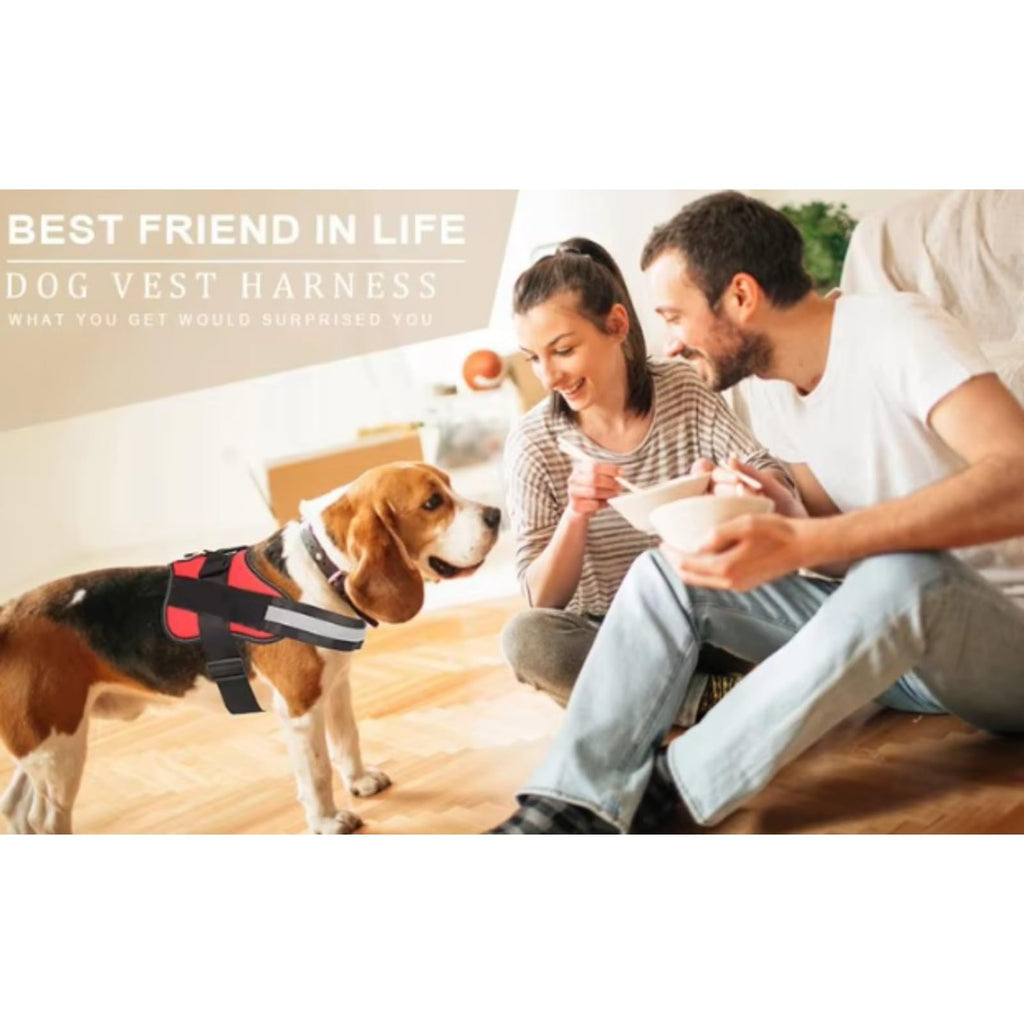 Dogshood Harness, Dogshood No Pull Harness, Breathable Reflective Vest With Handle, No MoreTugging Or Choking
