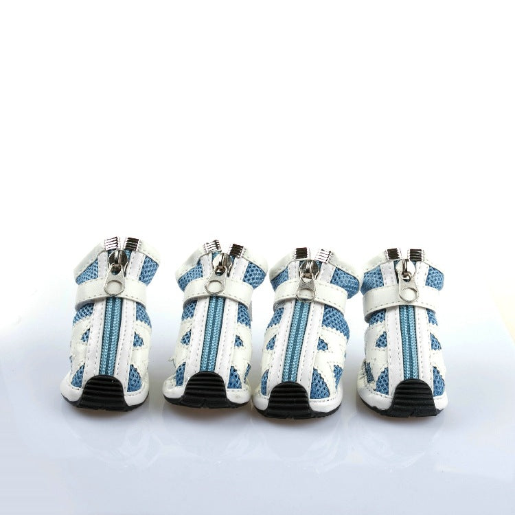 Fashion Pet Mesh Breathable Shoe Sticker M Type