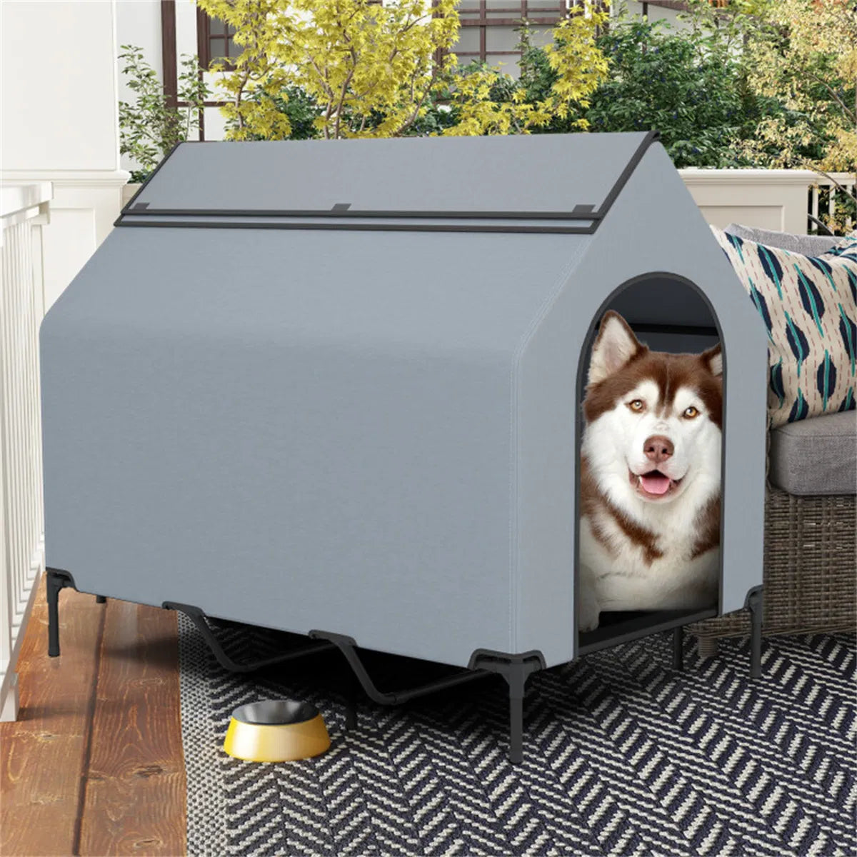 33" x 52" pet house with windows