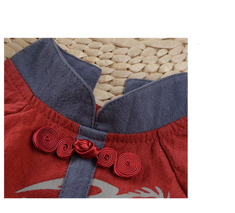 Good Kung Fu Chinese Style Hanfu Pet Clothes
