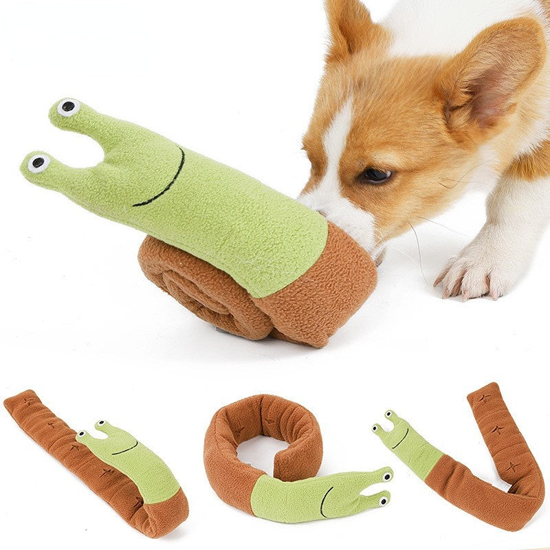 Snuffle Dog Mat Foraging Bowls Interactive Puppy Toys Plush Chew Toys For Dogs Slow Feeder Game For Boredom Dog Educational Squeaky Toys Pet Toy For
