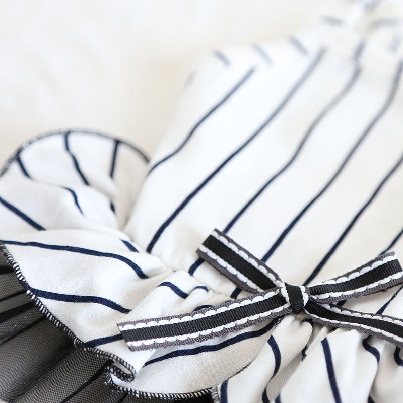 Pet striped dress