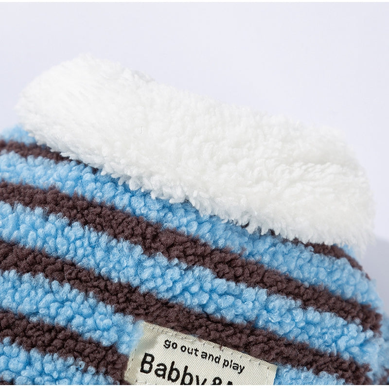 Soft Plush Striped Pet Shirt, Cozy Button-Down Puppy Sweater For Small Dogs And Cats, Warm Winter Fleece Dog Clothing, Comfortable Puppy Outfit For