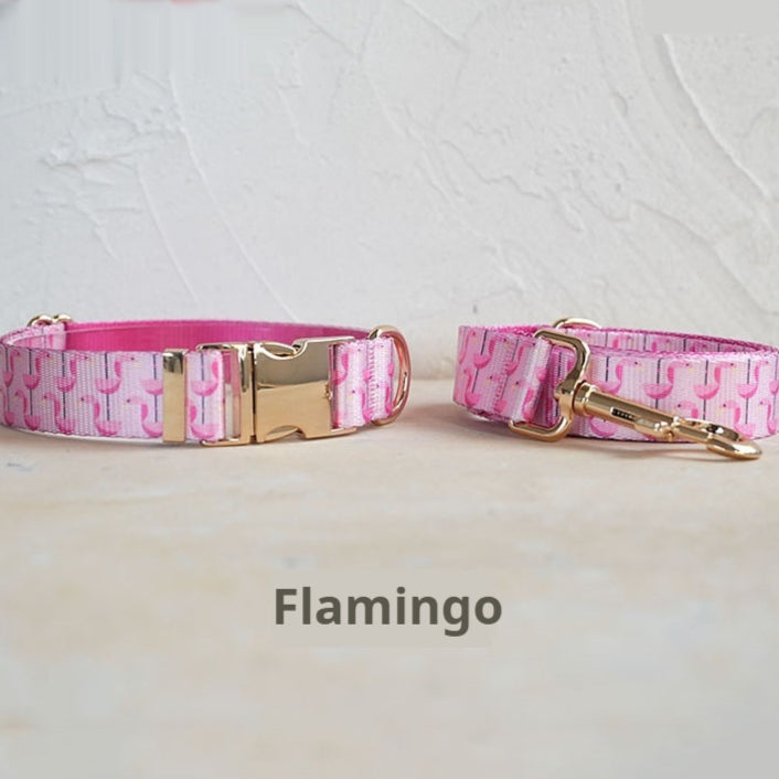 Self-designed Soft And Comfortable Pet Dog Collar Leash Set