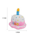 Cute And Creative Dog Cat Birthday Hat Plush Toy Chew
