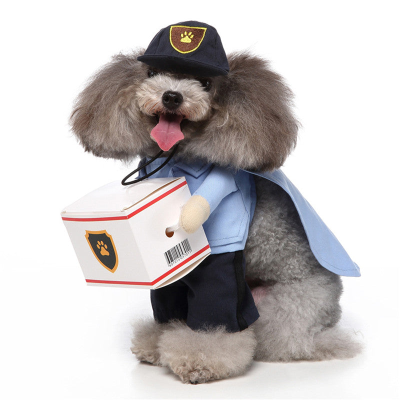 Cosplay Pet Supplies Stand Up Funny Dog Clothes Upright