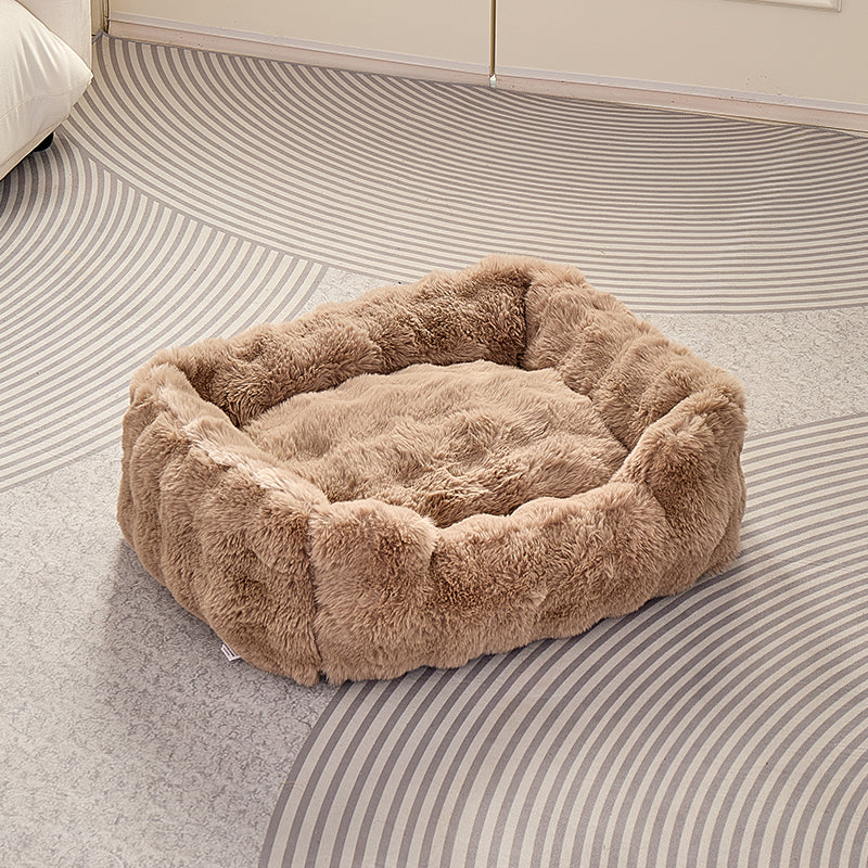 Bubble Plush Square Bed