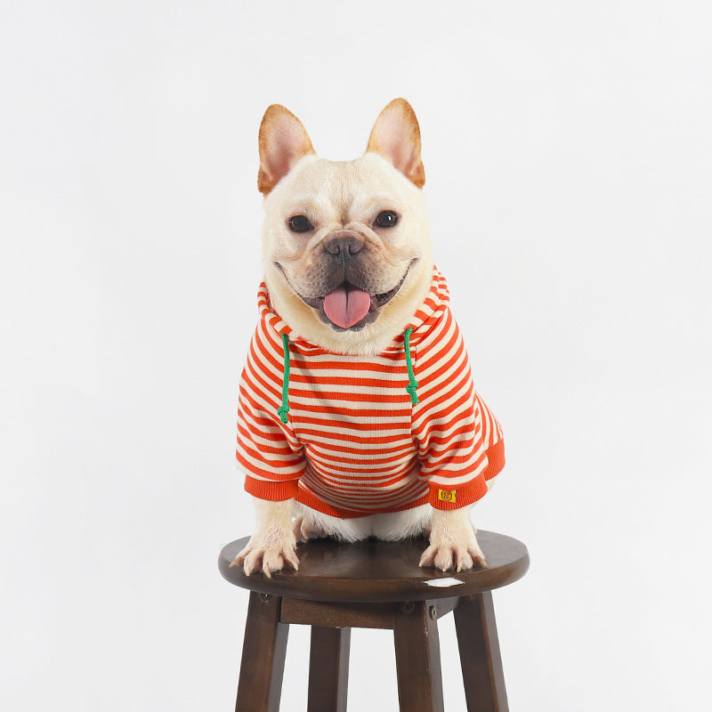 Dog Pet Clothing Jarre Aero Bull Pug Hooded Sweater Thin