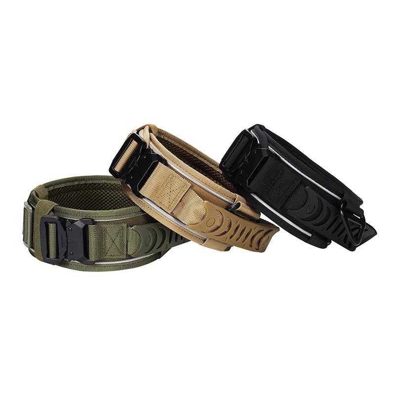 Reflective Nylon Dog Collar And Outdoor Pet Leash